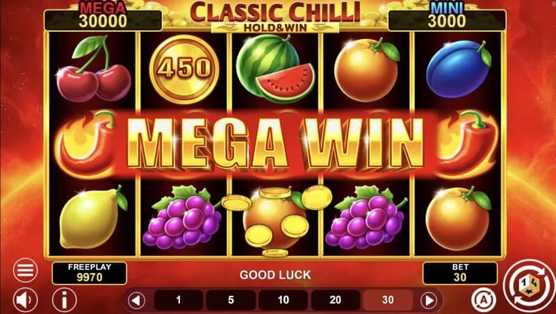 Classic Chilli Hold & Win - dobitna kombinacija na 243 načina